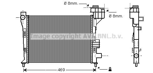 AVA QUALITY COOLING radiatorius, variklio aušinimas MSA2247